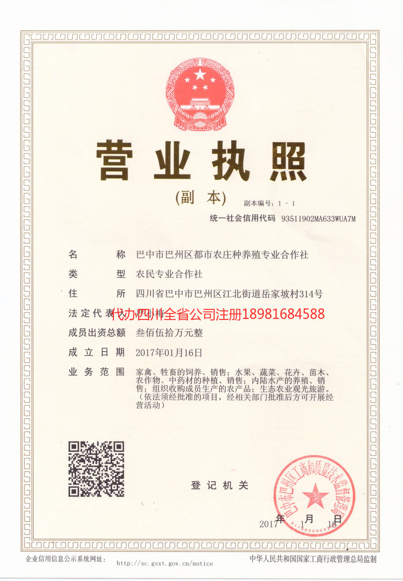 和龙和龙都市农庄种养殖专业合作社